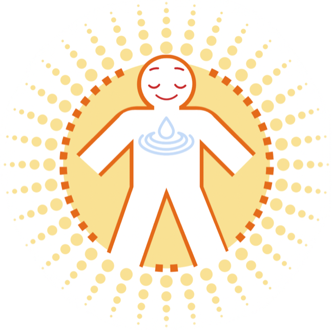 Sacral Sol illustrated healing figure